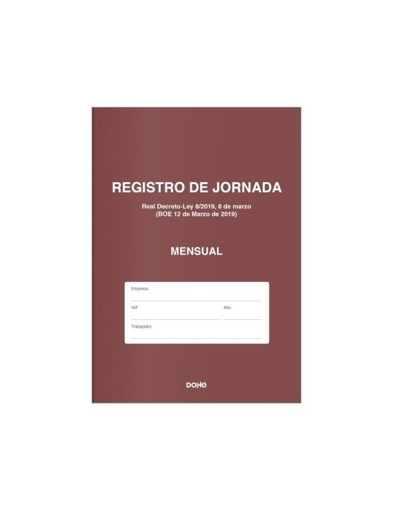 Libro Registro Jornada