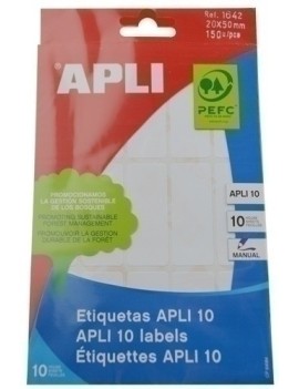 ETIQUETAS BOLSA APLI 01642...