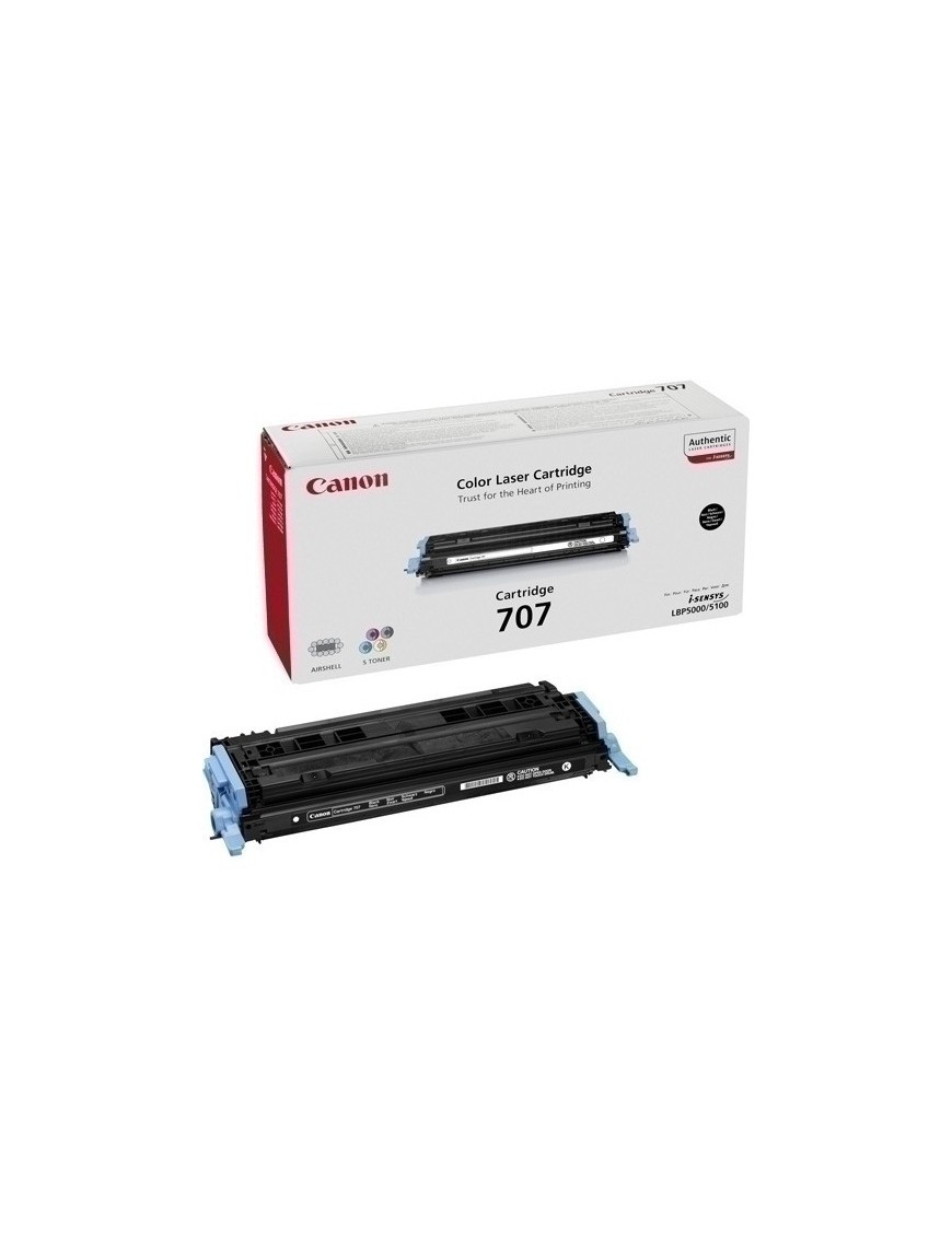 Toner Canon Crg707Bk Negro (2.500 Pág.)