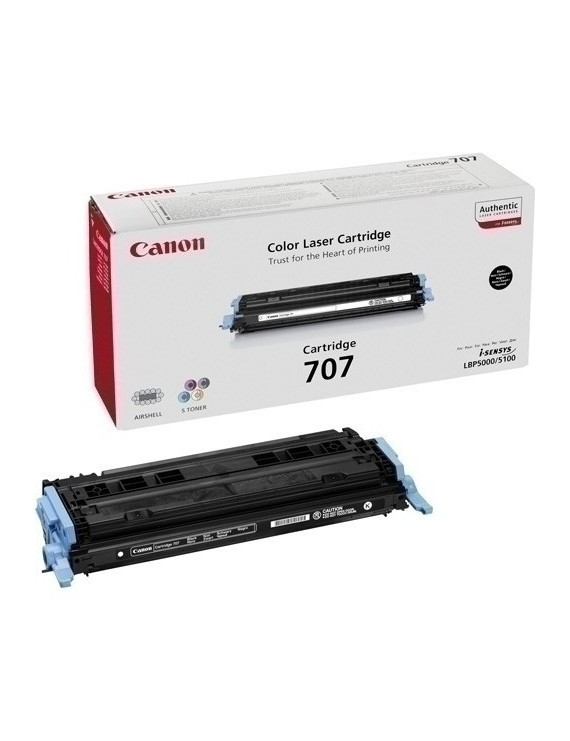 Toner Canon Crg707Bk Negro (2.500 Pág.)