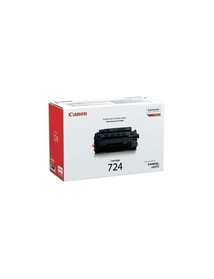 Toner Canon Crg-724 Negro (6.000 Pag.)