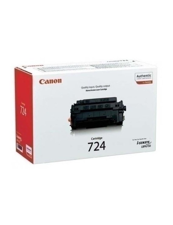 Toner Canon Crg-724 Negro (6.000 Pag.)