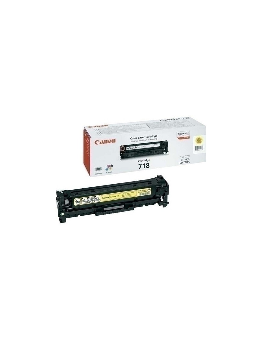 Toner Canon 718Y Amarillo 2.900 Pag