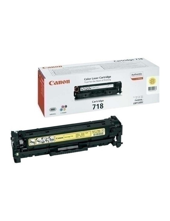 Toner Canon 718Y Amarillo 2.900 Pag