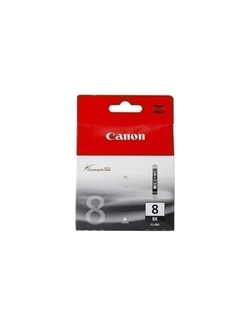 Cart.Ij.Canon Cli8Bk Dep.Tint.Negra