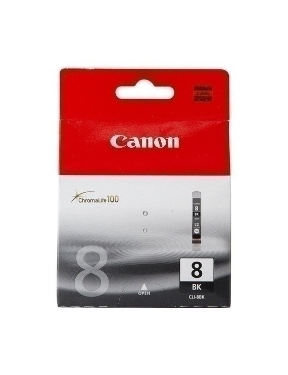 Cart.Ij.Canon Cli8Bk Dep.Tint.Negra