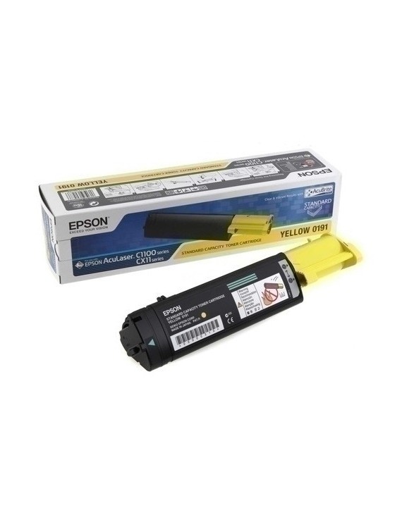 Toner Epson S050191 Amarillo (1.500 Pág)