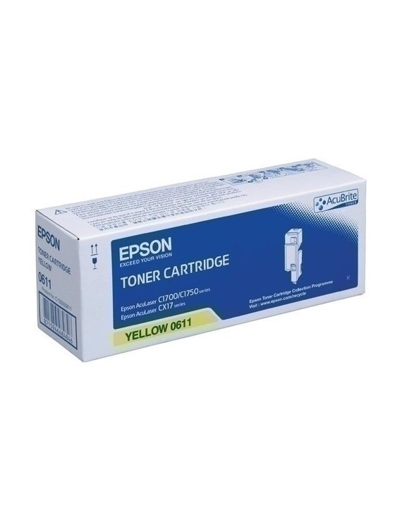 Toner Epson S050611 Amarillo (1.400 Pag)