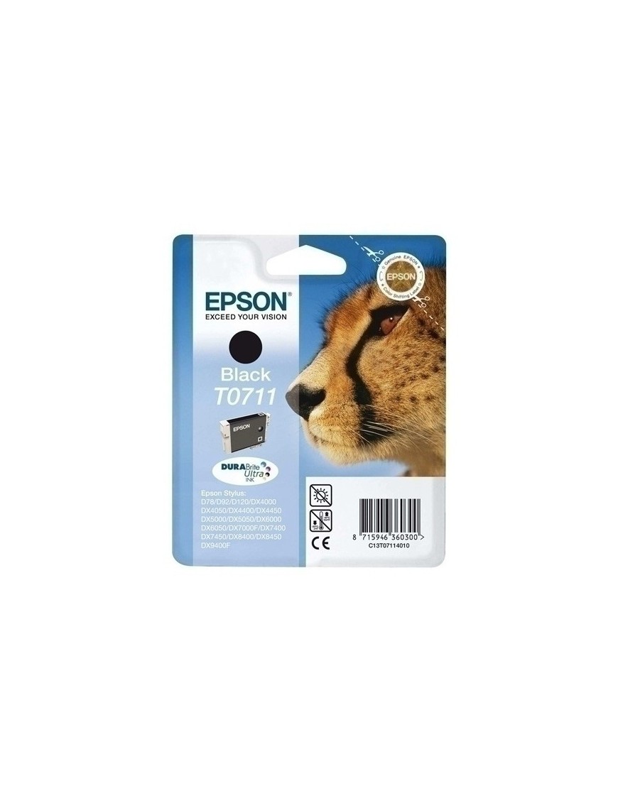 Cart.Ij.Epson T071140 D78/92/120 Negro