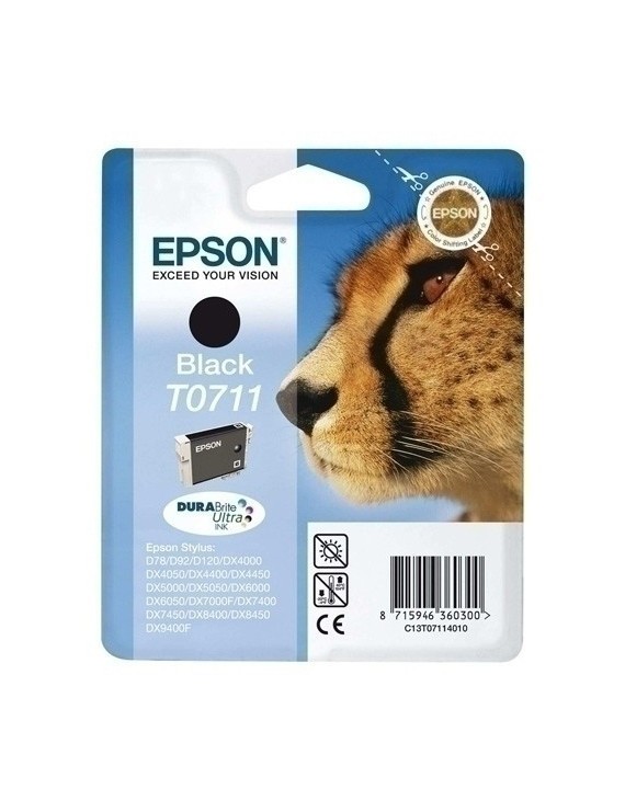 Cart.Ij.Epson T071140 D78/92/120 Negro