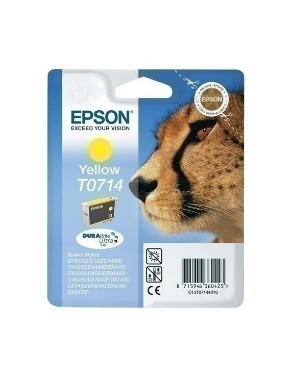 Cart.Ij.Epson T071440 D78/92/120 Amarill