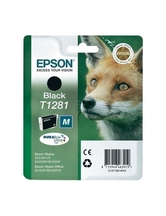 Cart.Ij.Epson T128140 Negro