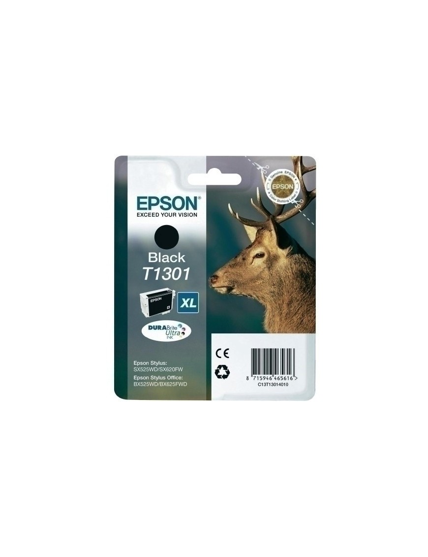 Cart.Ij.Epson T130140 Negro