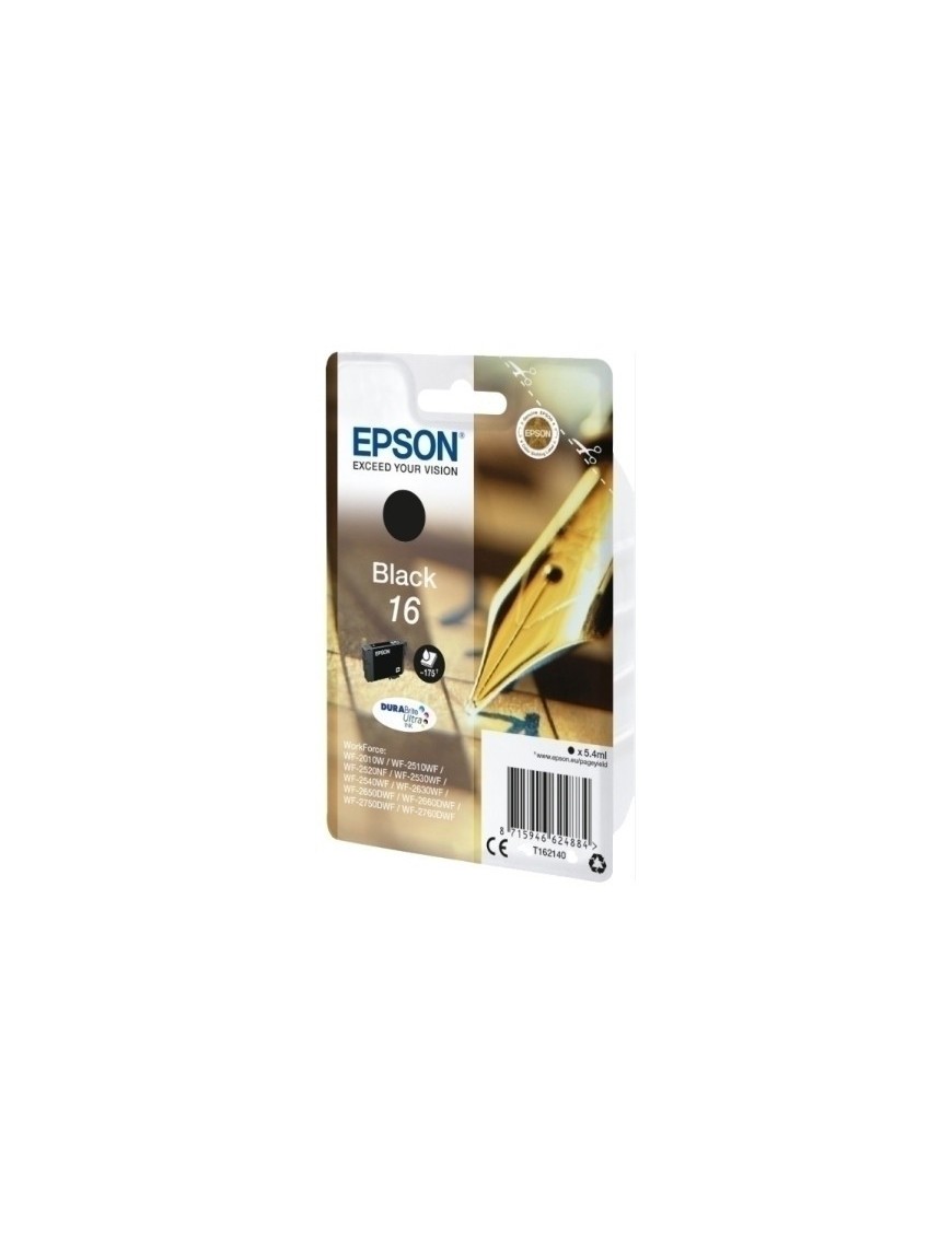 Cart.Ij.Epson T162140 Nº16 Negro