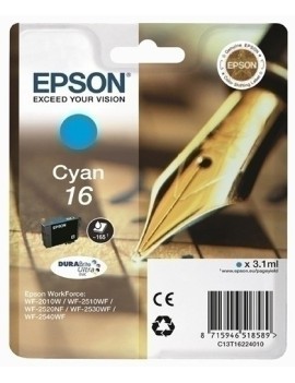 Cart.Ij.Epson T162240 Nº16 Cian