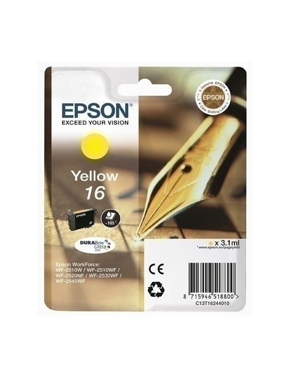 Cart.Ij.Epson T162440 Nº16 Amarillo