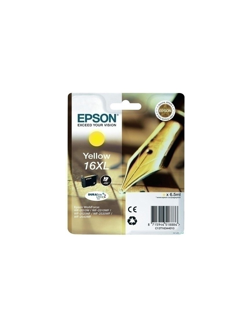 Cart.Ij.Epson T163440 Nº16Xl Amarillo