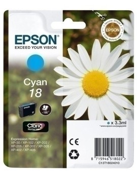 Cart.Ij.Epson T180240 Nº18 Cian