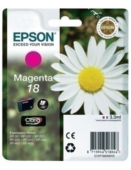 Cart.Ij.Epson T180340 Nº18 Magenta