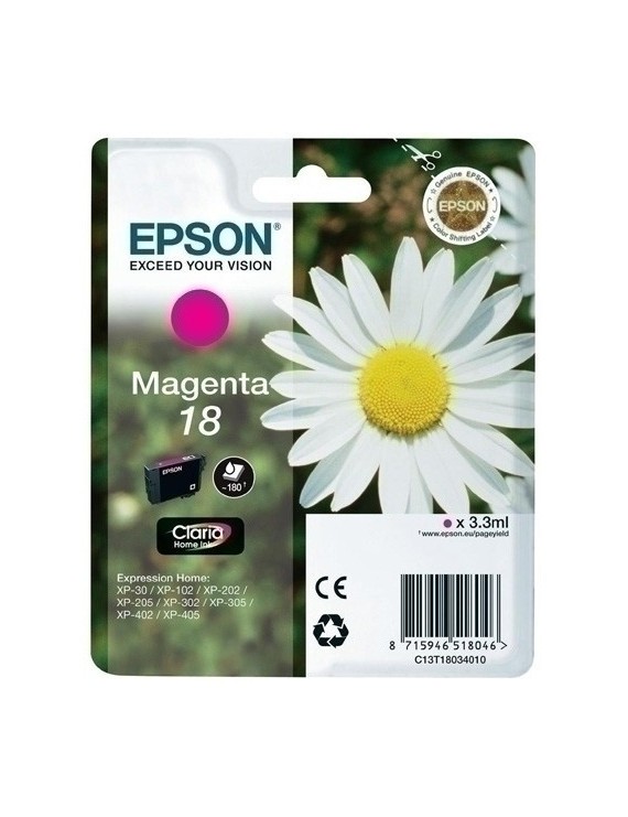 Cart.Ij.Epson T180340 Nº18 Magenta