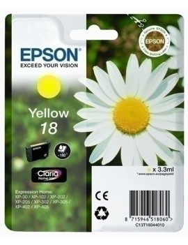 Cart.Ij.Epson T180440 Nº18 Amarillo