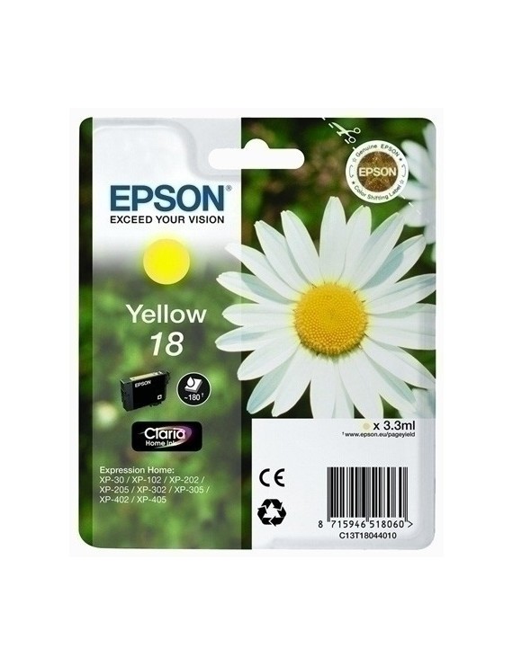 Cart.Ij.Epson T180440 Nº18 Amarillo