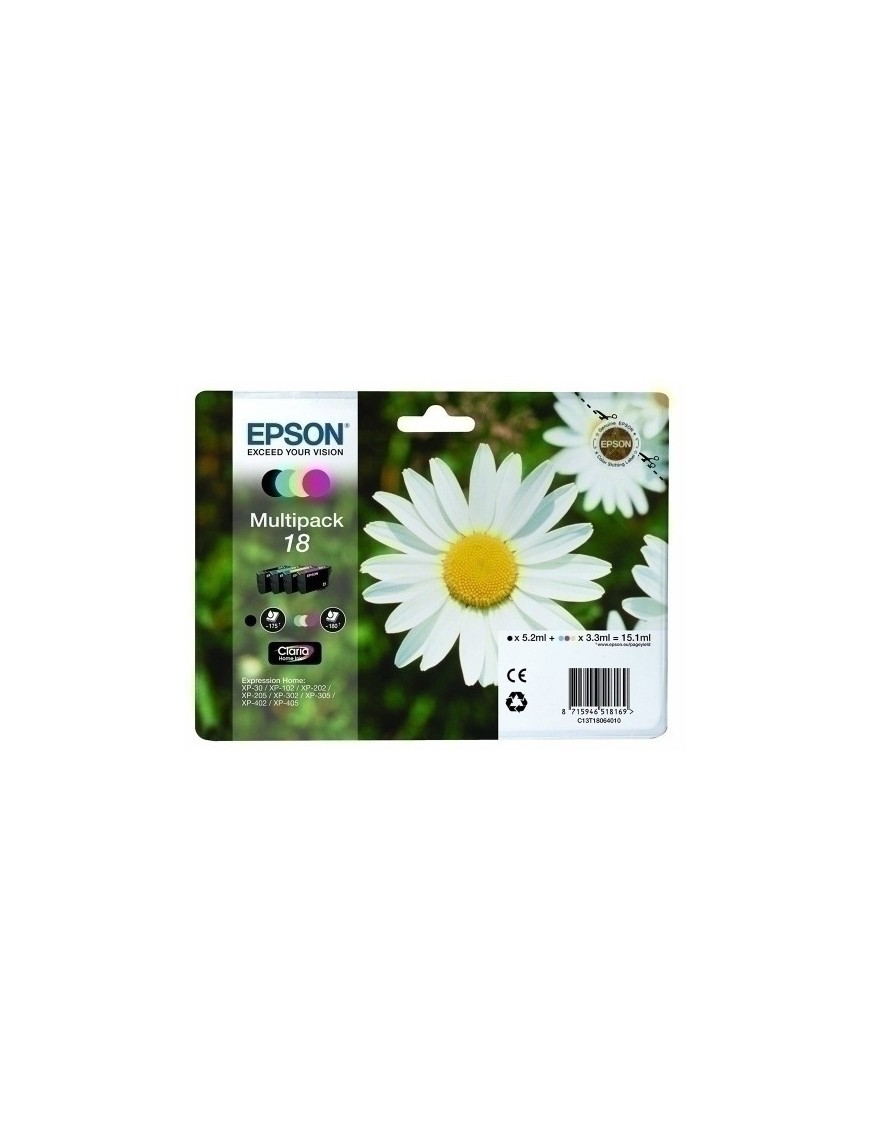 Cart.Ij.Epson T180640 Nº18 Multipack