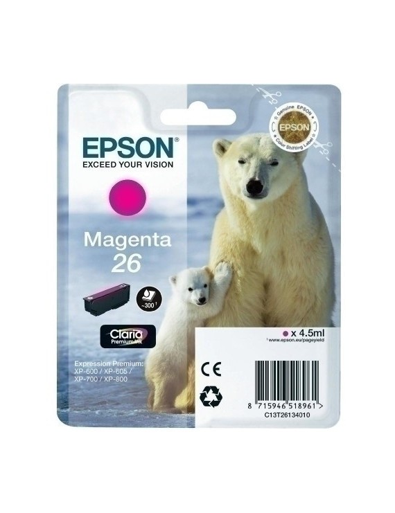 Cart.Ij.Epson T261340 Nº26 Magenta