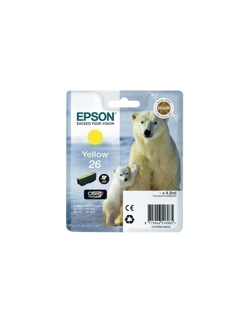 Cart.Ij.Epson T261440 Nº26 Amarillo