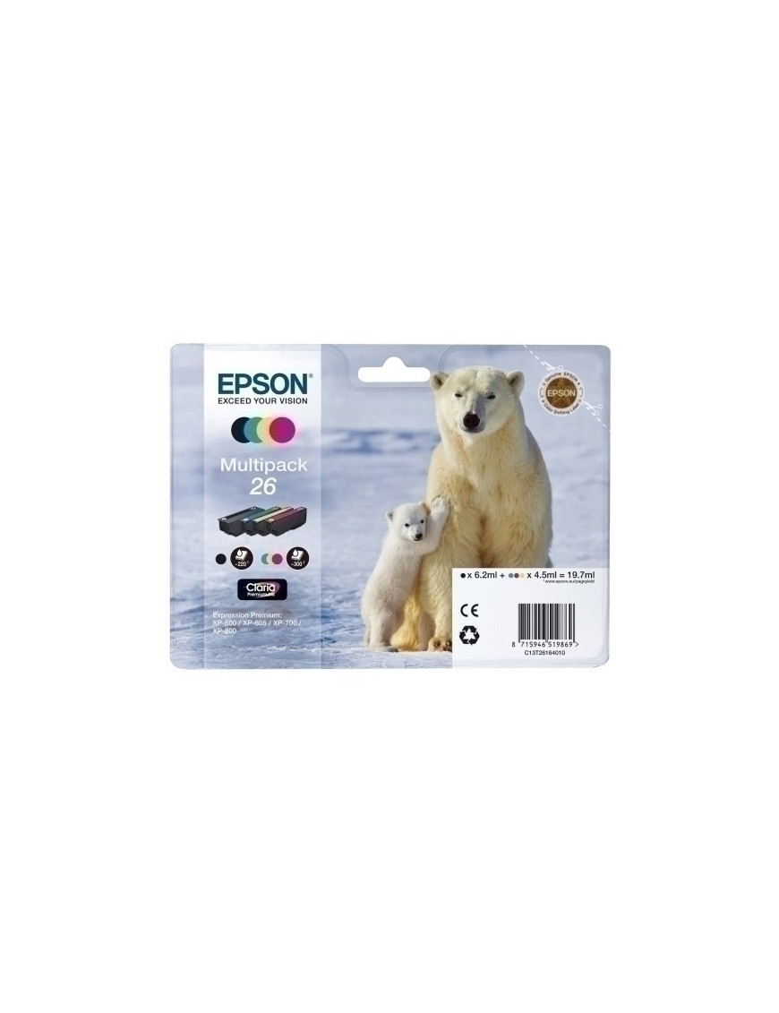 Cart.Ij.Epson T261640 Nº26 Multipack