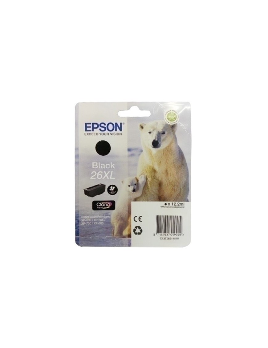 Cart.Ij.Epson T262140 26Xl Negro