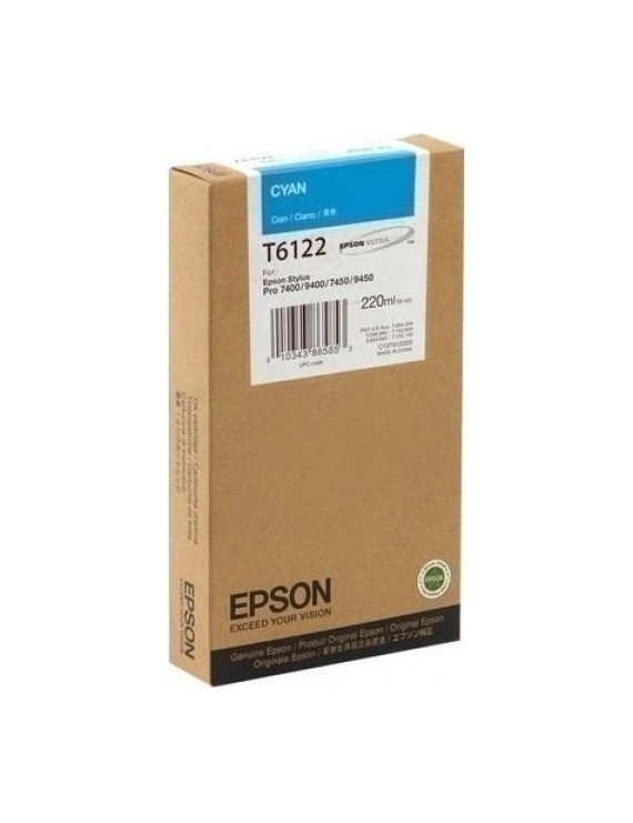 Cart.Ij.Epson T612200 Cian 220Ml