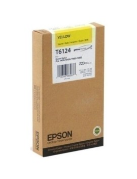 Cart.Ij.Epson T612400 Amarillo (220Ml.)