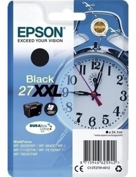 Cart.Ij.Epson T279140 Nº27Xxl Negro