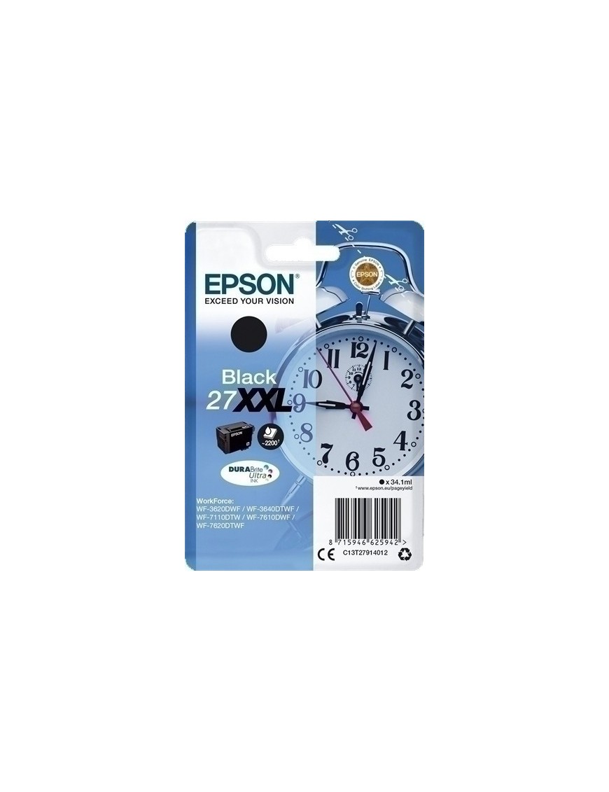 Cart.Ij.Epson T279140 Nº27Xxl Negro