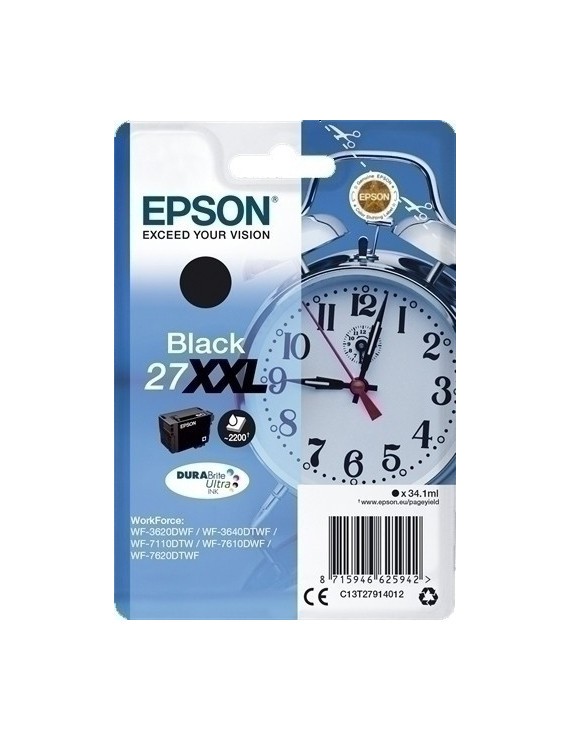 Cart.Ij.Epson T279140 Nº27Xxl Negro