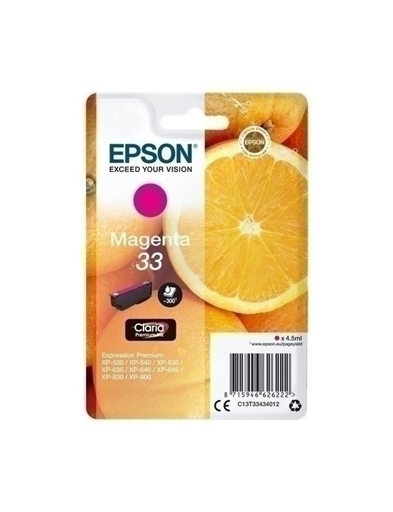 Cart.Ij.Epson T334340 Nº33 Magenta