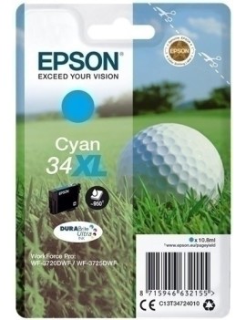 Cart.Ij.Epson T347240 Nº34Xl Cian