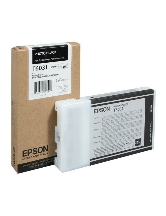 Cart.Ij.Epson T603100 Negro