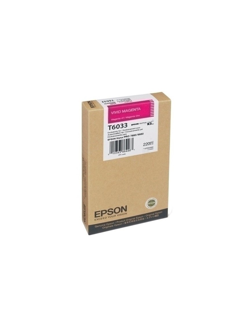 Cart.Ij.Epson T603300 Magenta Vivido