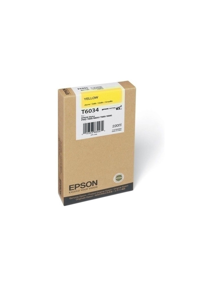 Cart.Ij.Epson T603400 Amarillo