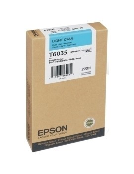 Cart.Ij.Epson T603500 Cian Claro