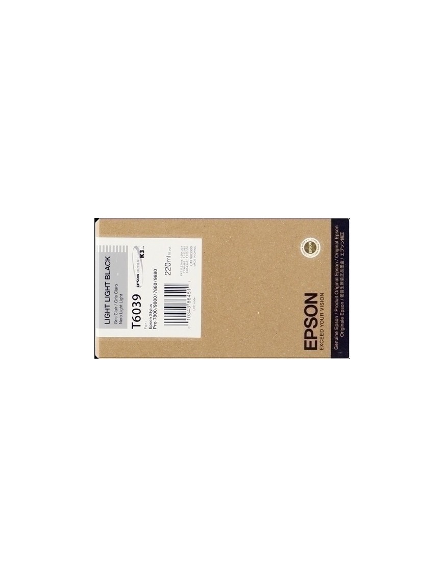 Cart.Ij.Epson T603900 Negro Claro Claro