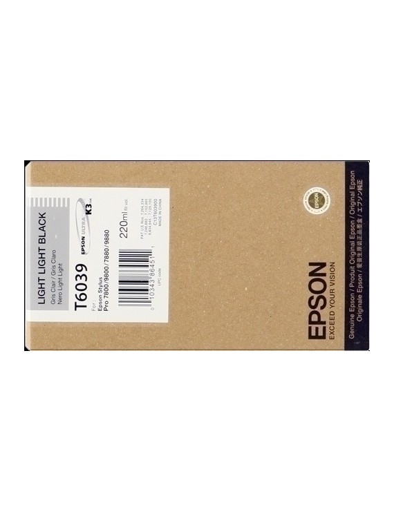 Cart.Ij.Epson T603900 Negro Claro Claro