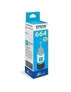 Cart.Ij.Epson T664240 Ecotank Cian