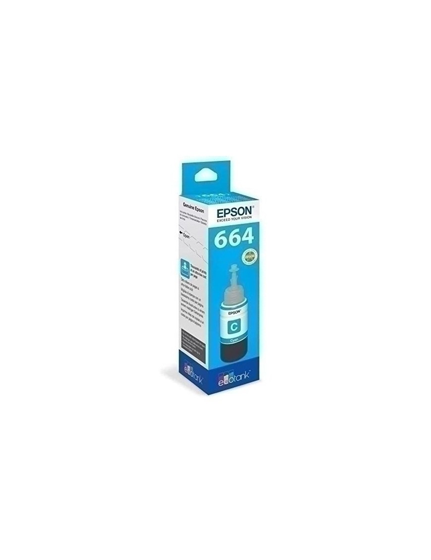 Cart.Ij.Epson T664240 Ecotank Cian