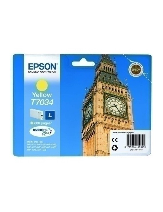 Cart.Ij.Epson T703440 Wp-4525Dnf Amarill