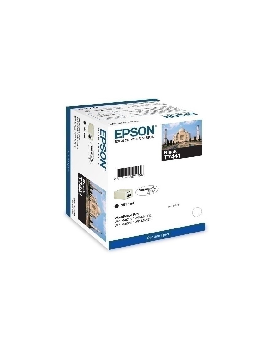 Cart.Ij.Epson T744140 Negro