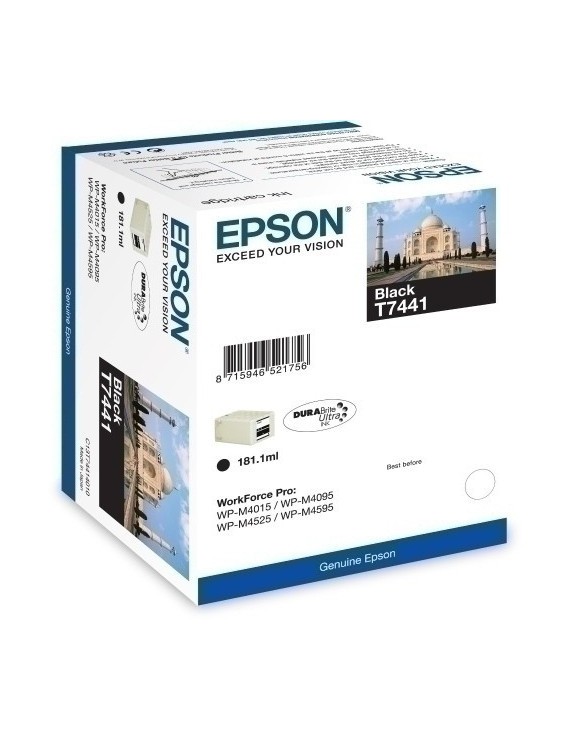 Cart.Ij.Epson T744140 Negro