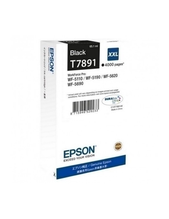 Cart.Ij.Epson T7891 Xxl Negro